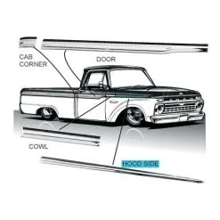 1965-66 Hood Molding