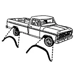 Wheel Well Molding Set